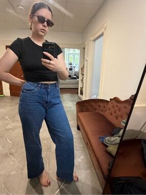 Kensie Slouchy Straight Jeans